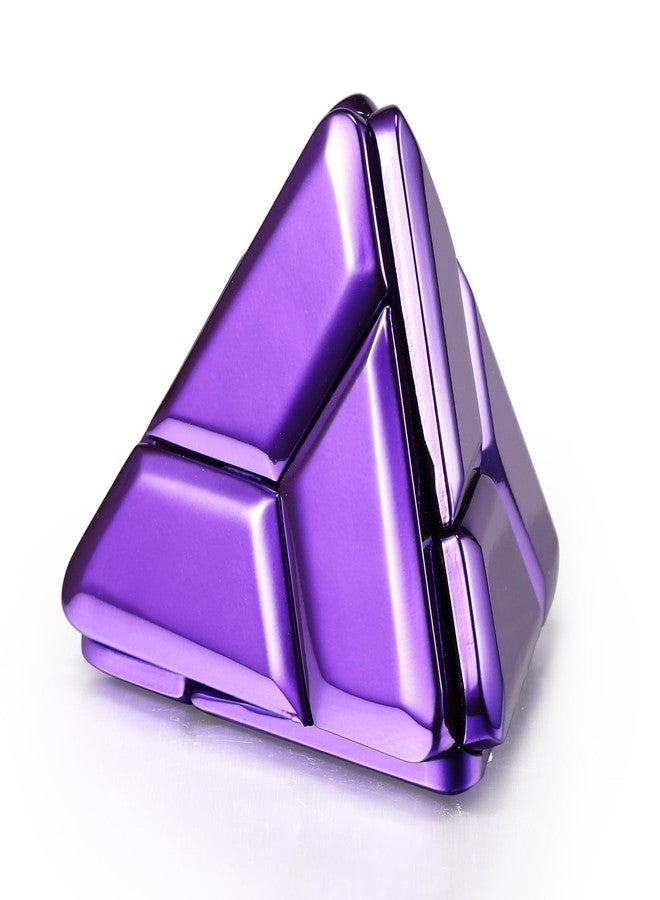 beheart 3D Triangle Metal Puzzle (Triangle Purple) - Image 1